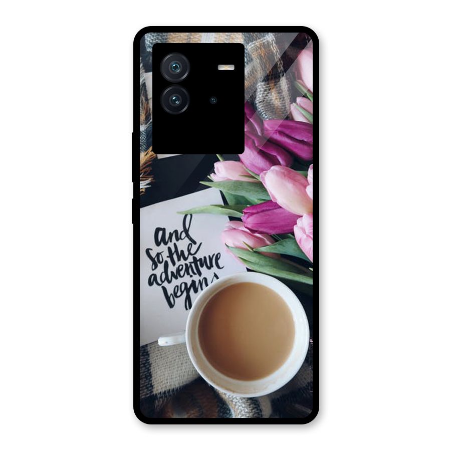 Floral Adventure Glass Back Case for Vivo iQOO Neo 6 5G
