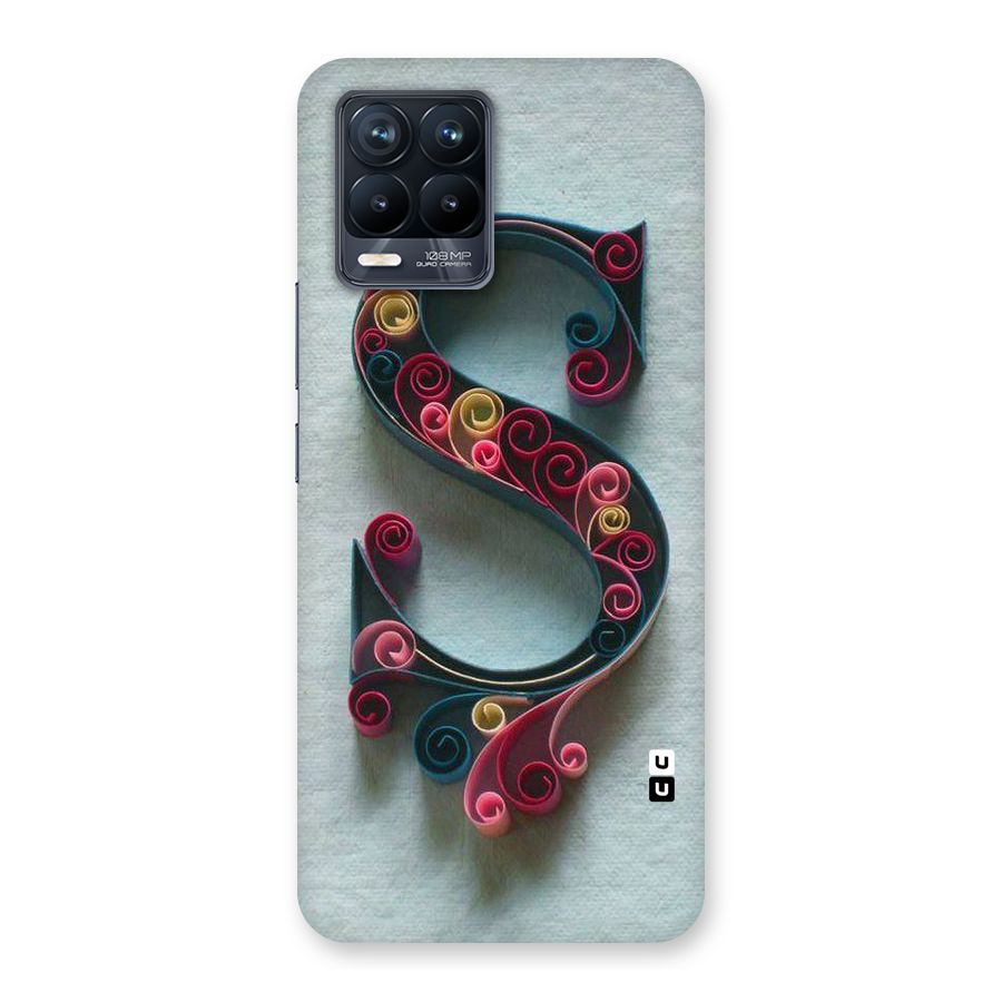 Floral Alphabet Back Case for Realme 8 Pro