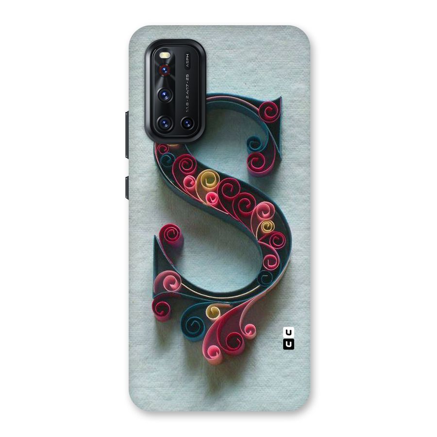 Floral Alphabet Back Case for Vivo V19