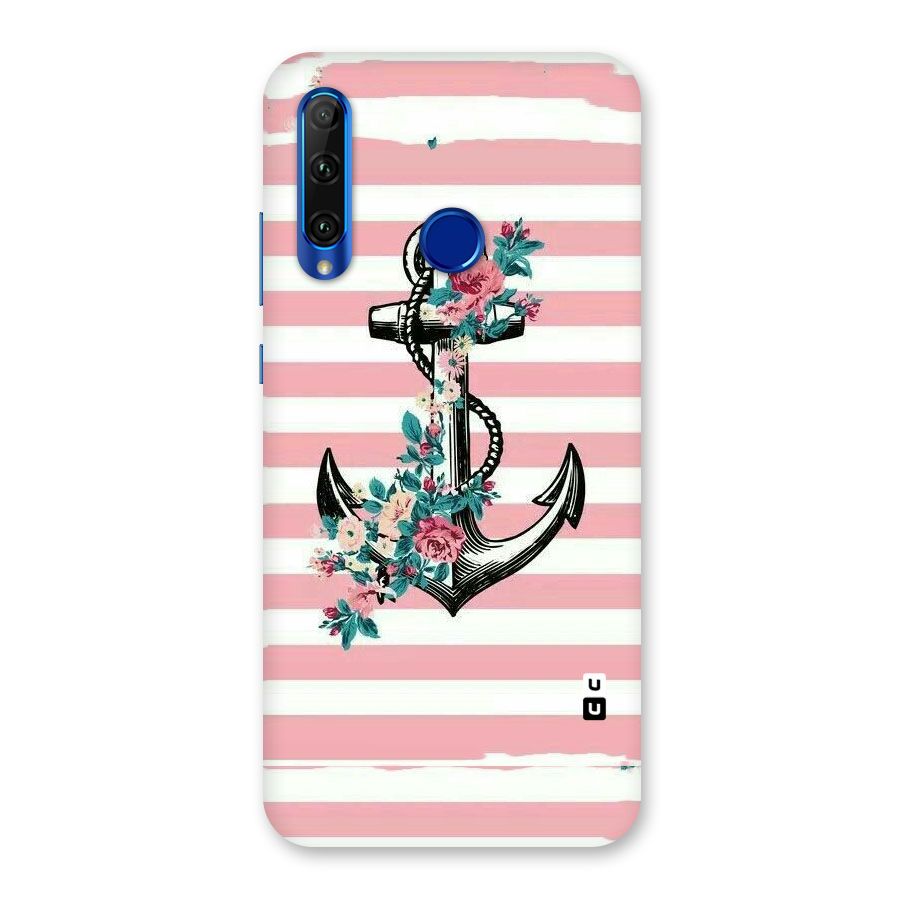 Floral Anchor Back Case for Honor 20i
