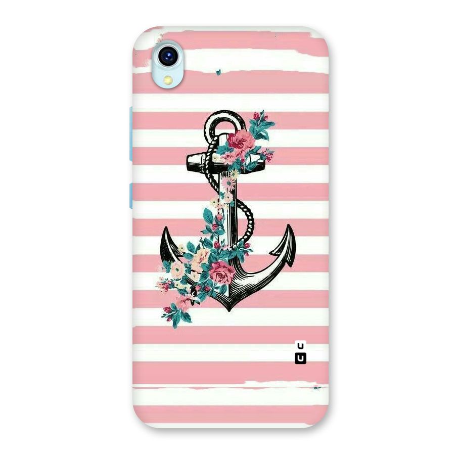 Floral Anchor Back Case for Vivo Y1s