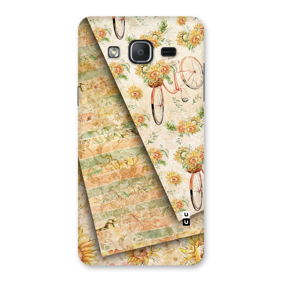 Floral Bicycle Back Case for Galaxy On7 2015