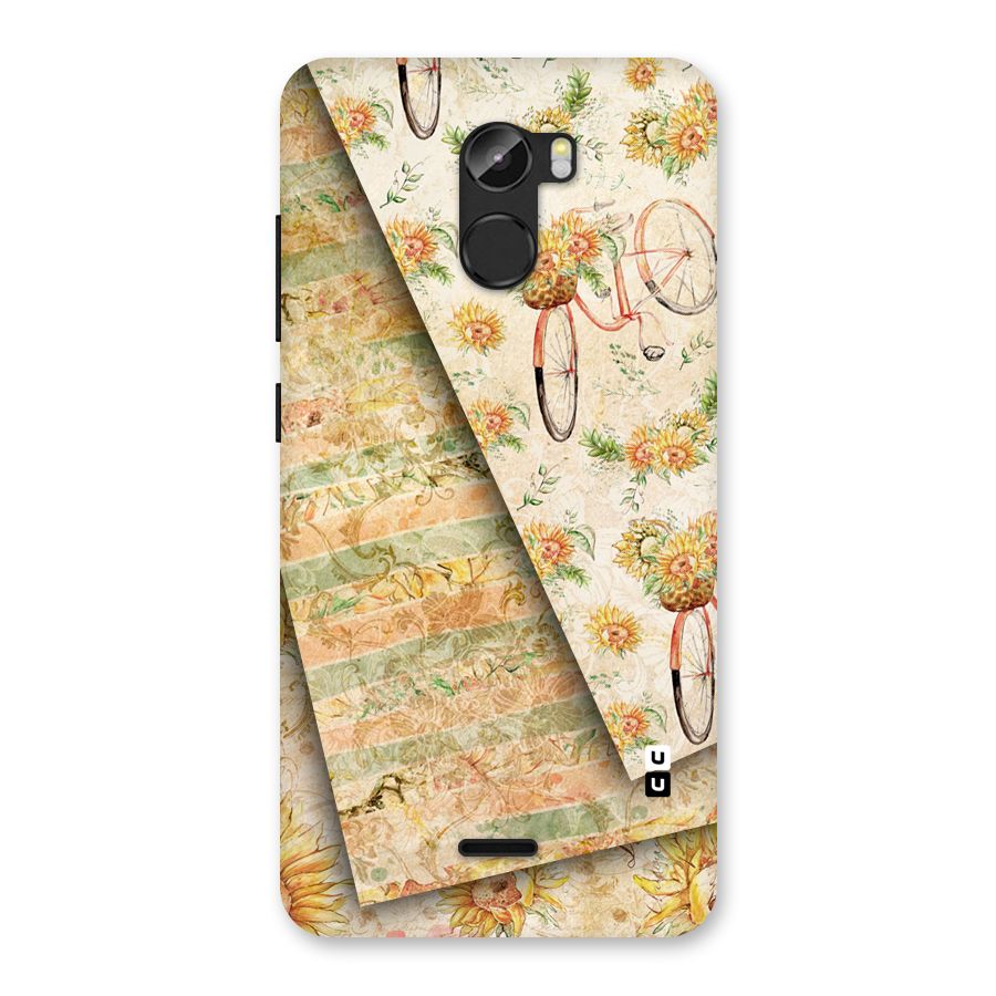 Floral Bicycle Back Case for Gionee X1