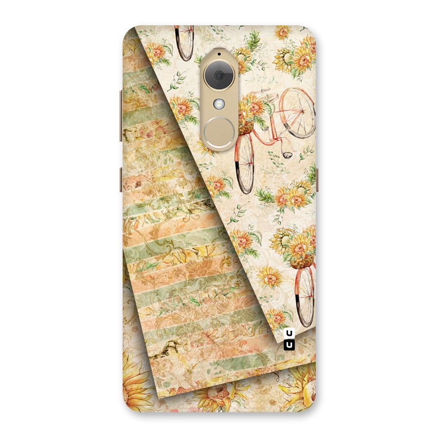 Floral Bicycle Back Case for Lenovo K8