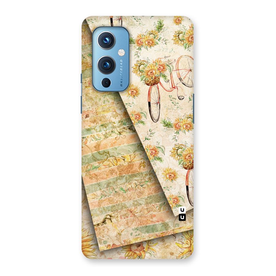 Floral Bicycle Back Case for OnePlus 9