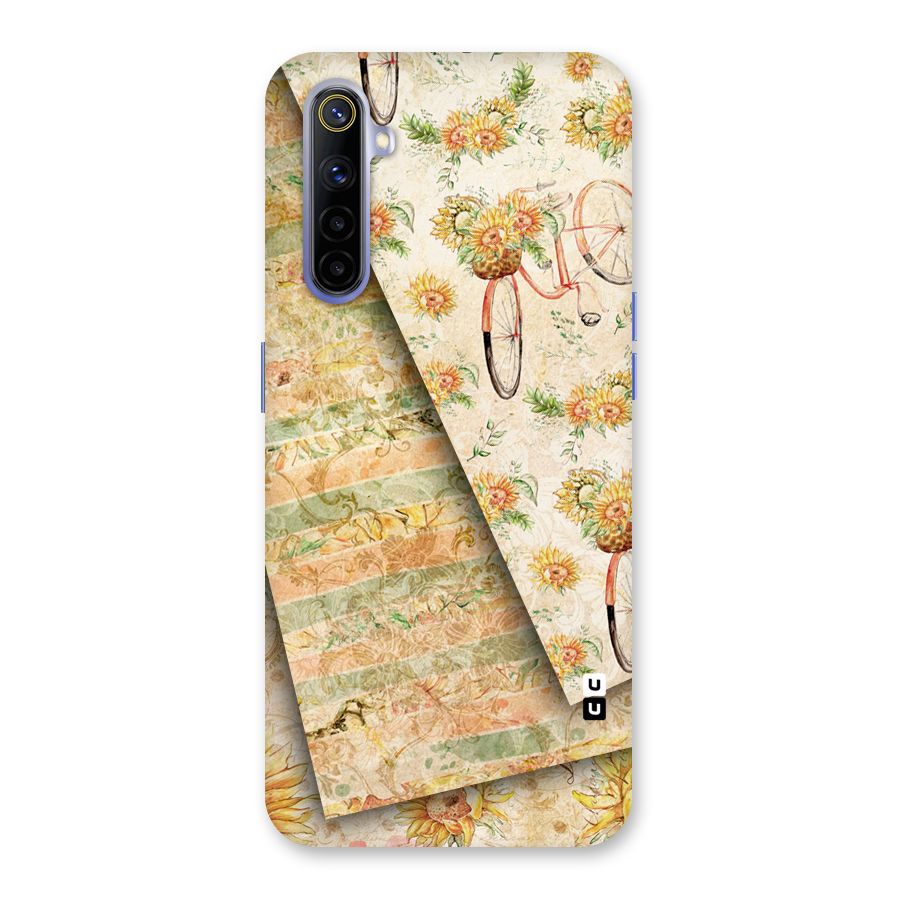 Floral Bicycle Back Case for Realme 6i