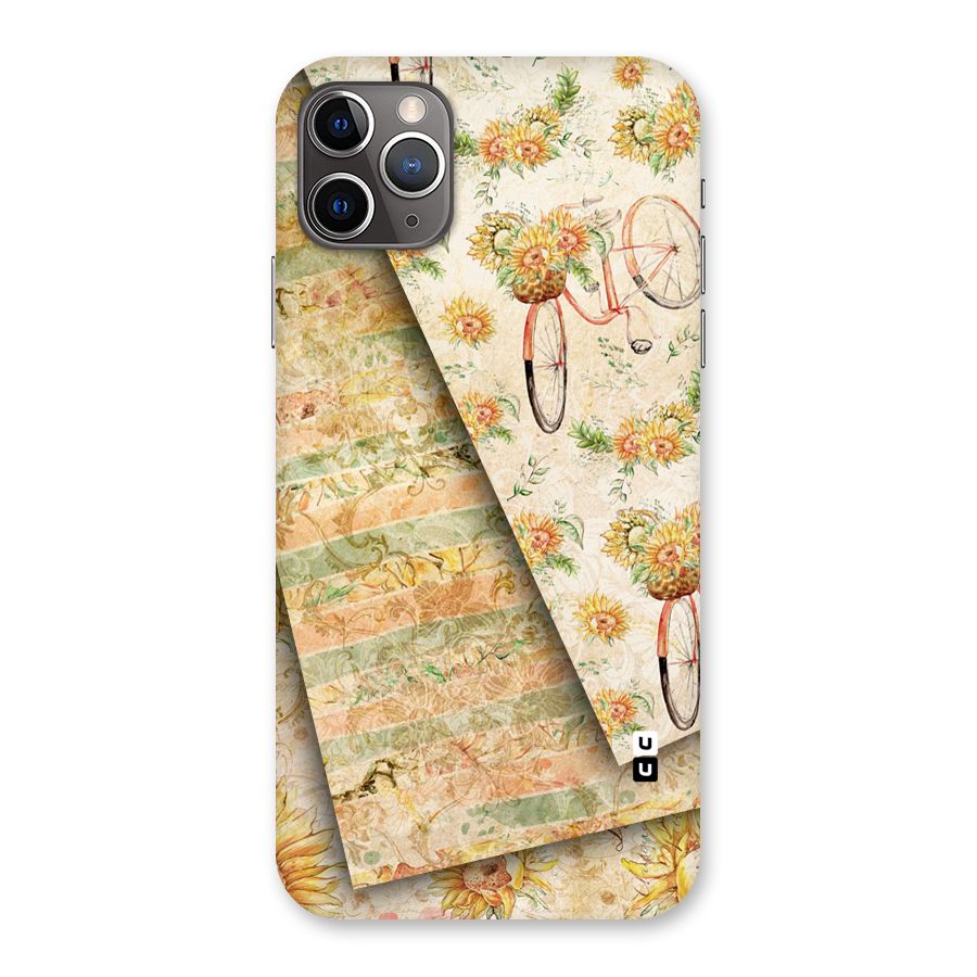 Floral Bicycle Back Case for iPhone 11 Pro Max