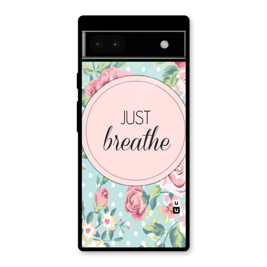 Floral Bloom Glass Back Case for Google Pixel 6a