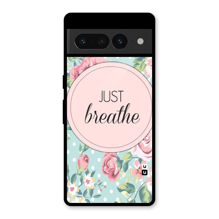 Floral Bloom Glass Back Case for Google Pixel 7 Pro