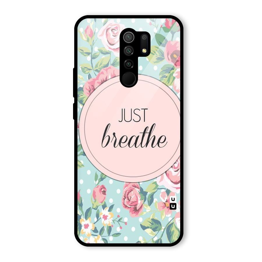 Floral Bloom Glass Back Case for Poco M2