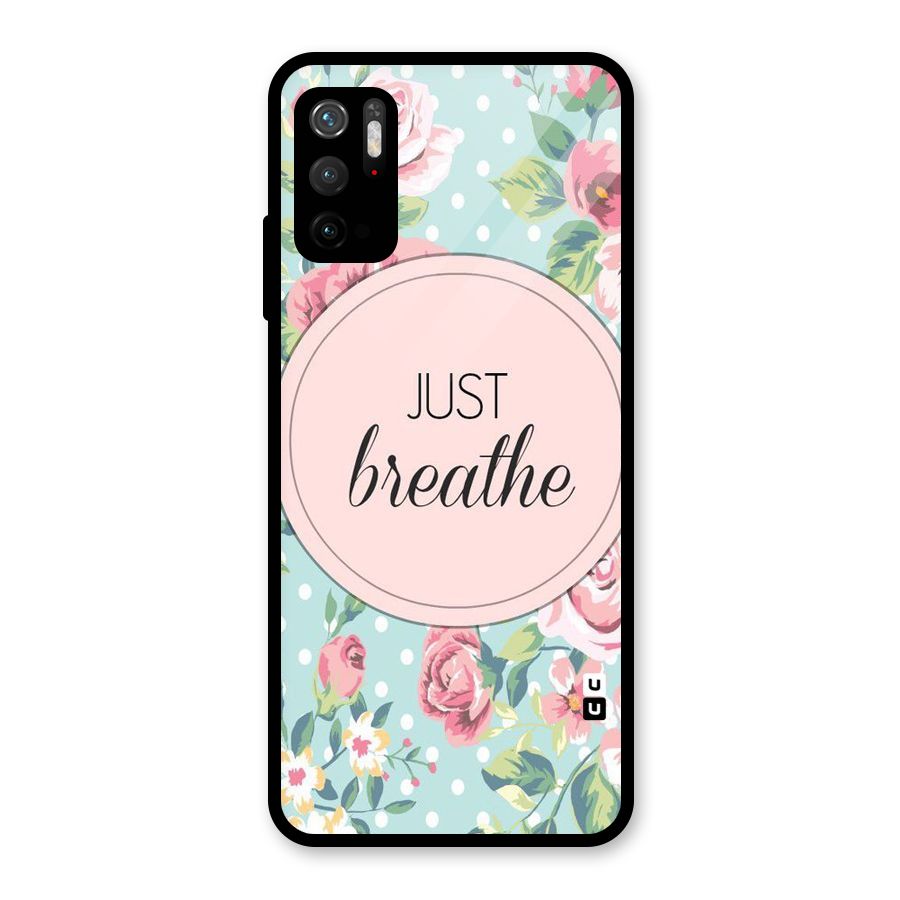 Floral Bloom Glass Back Case for Poco M3 Pro 5G