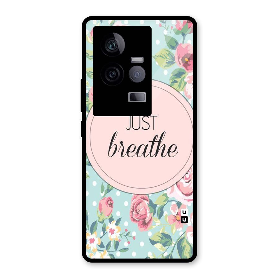 Floral Bloom Glass Back Case for Vivo iQOO 11 5G