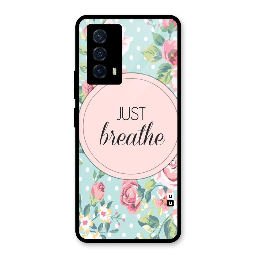 Floral Bloom Glass Back Case for Vivo iQOO Z5