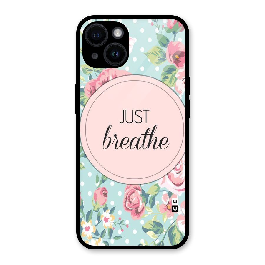 Floral Bloom Glass Back Case for iPhone 14