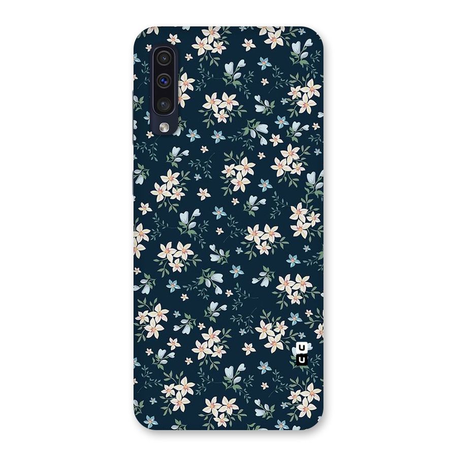Floral Blue Bloom Back Case for Galaxy A50s