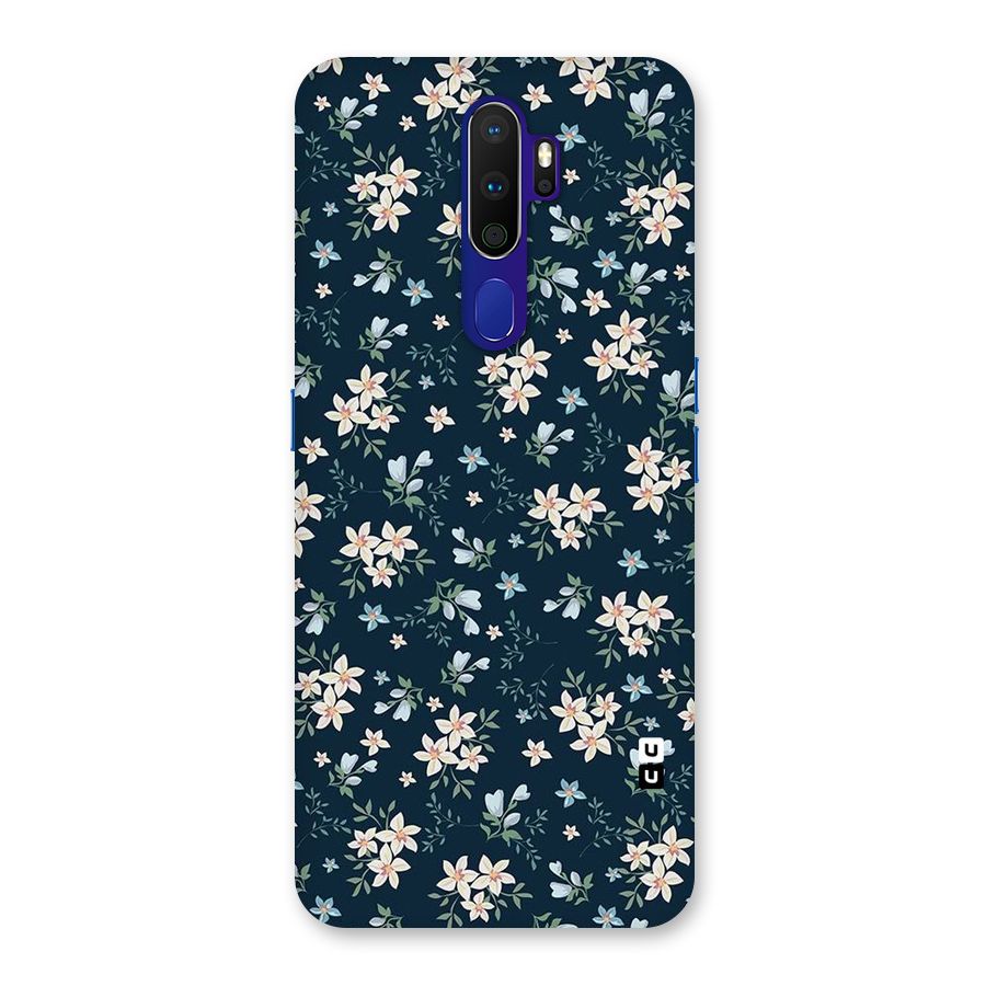 Floral Blue Bloom Back Case for Oppo A9 (2020)