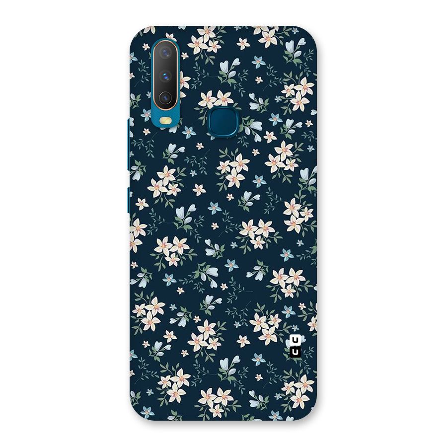 Floral Blue Bloom Back Case for Vivo Y11