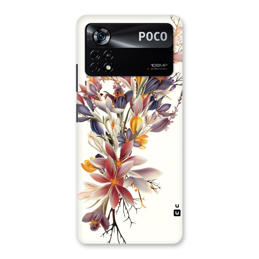 Floral Bouquet Back Case for Poco X4 Pro 5G