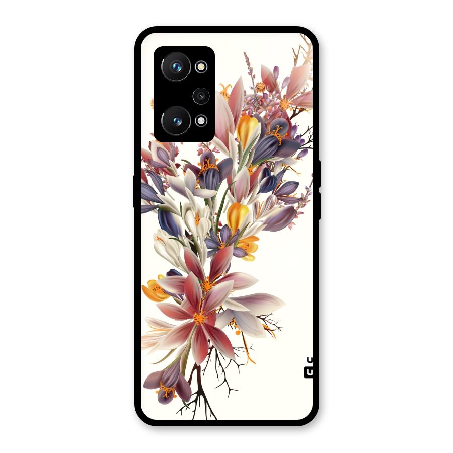 Floral Bouquet Glass Back Case for Realme GT Neo 3T