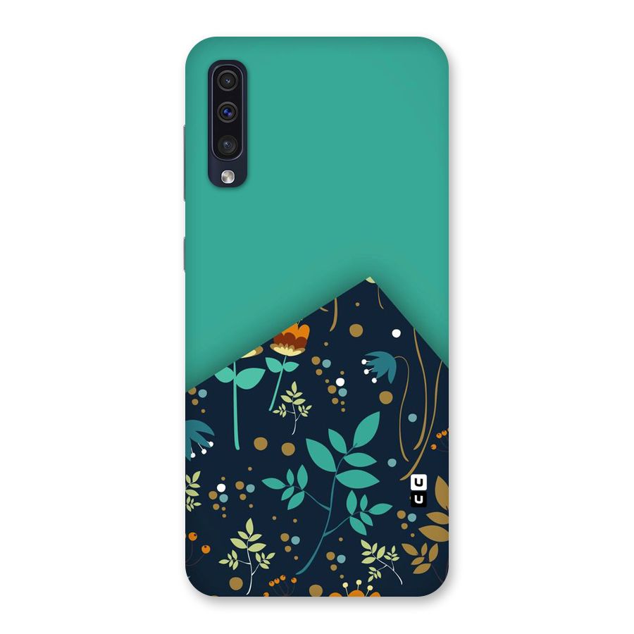 Floral Corner Back Case for Galaxy A50