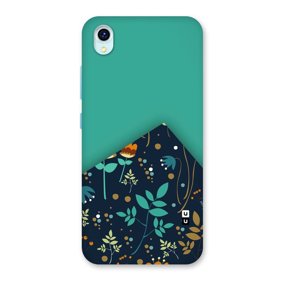 Floral Corner Back Case for Vivo Y1s
