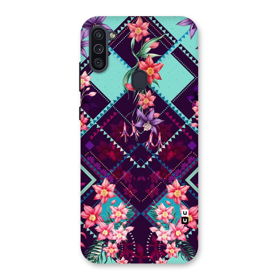 Floral Diamonds Back Case for Galaxy M11