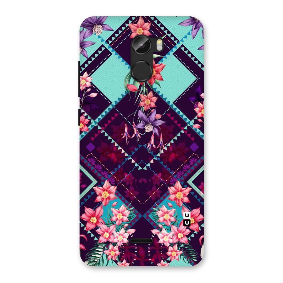 Floral Diamonds Back Case for Gionee X1