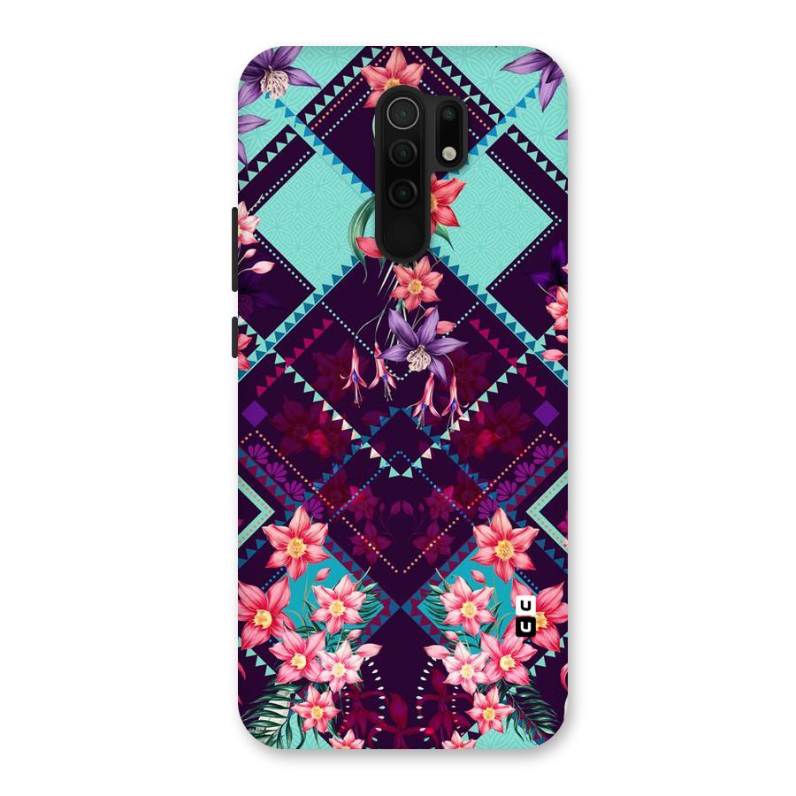Floral Diamonds Back Case for Poco M2