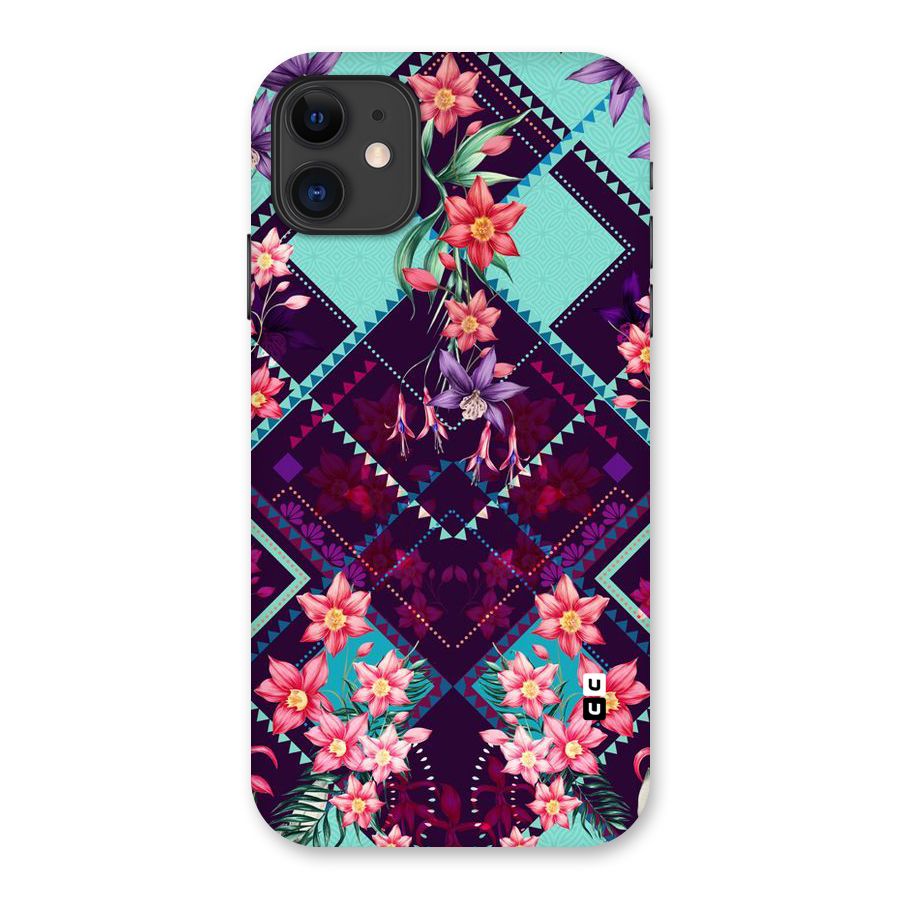 Floral Diamonds Back Case for iPhone 11