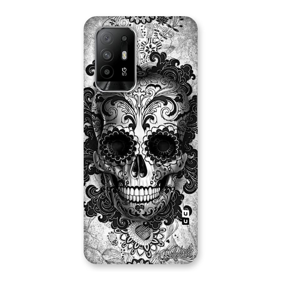 Floral Ghost Back Case for Oppo F19 Pro Plus 5G