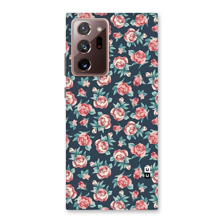 Floral Navy Bloom Back Case for Galaxy Note 20 Ultra