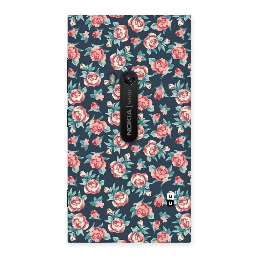 Floral Navy Bloom Back Case for Lumia 920