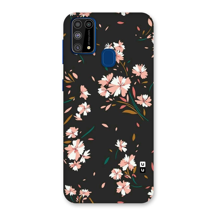 Floral Petals Peach Back Case for Galaxy M31