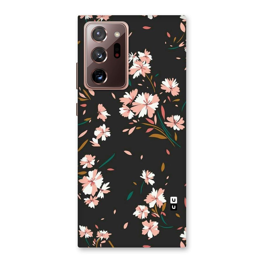 Floral Petals Peach Back Case for Galaxy Note 20 Ultra