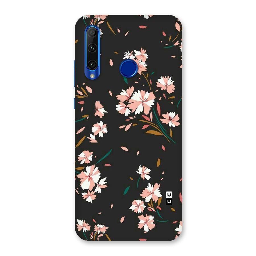Floral Petals Peach Back Case for Honor 20i