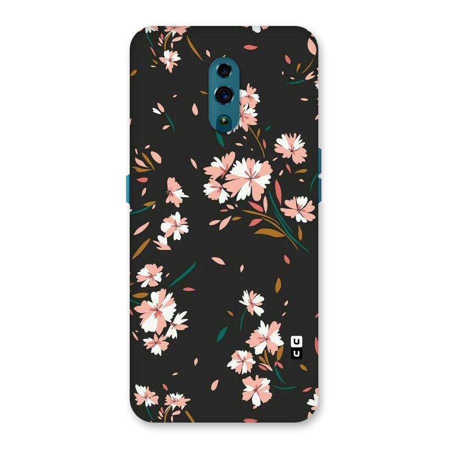 Floral Petals Peach Back Case for Oppo Reno