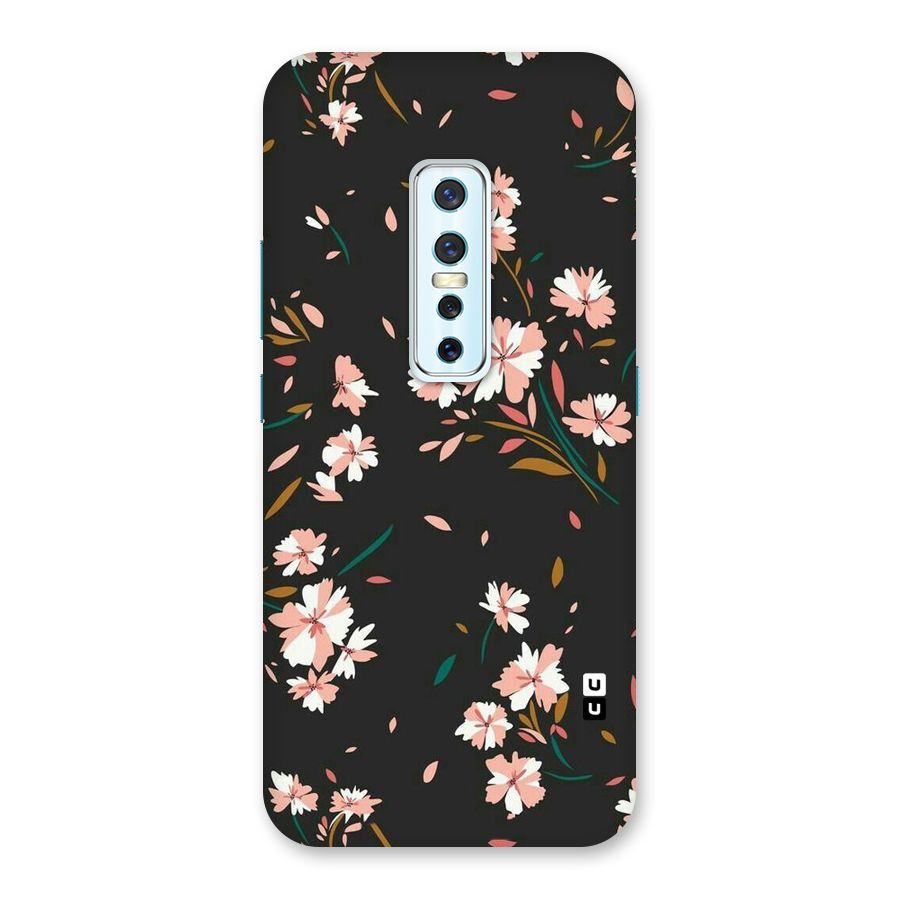 Floral Petals Peach Back Case for Vivo V17 Pro