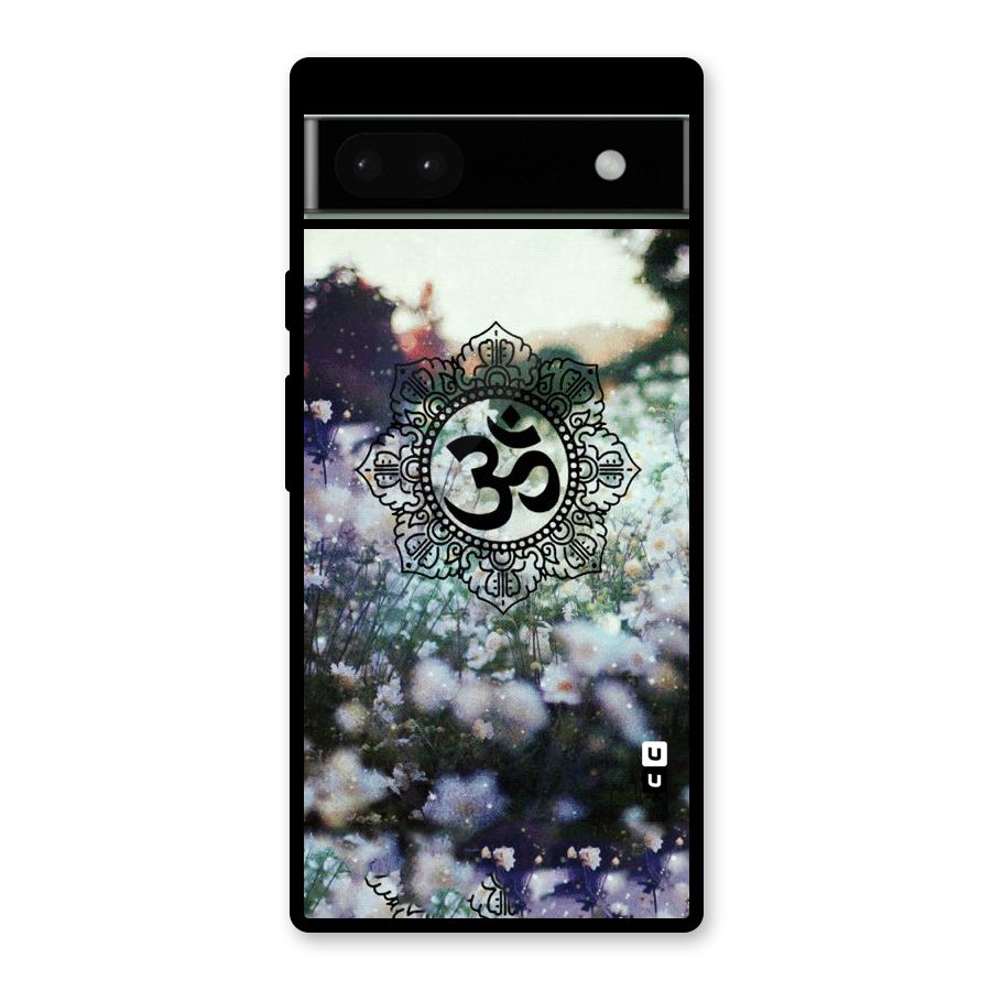 Floral Pray Glass Back Case for Google Pixel 6a