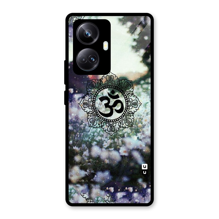 Floral Pray Glass Back Case for Realme 10 Pro Plus