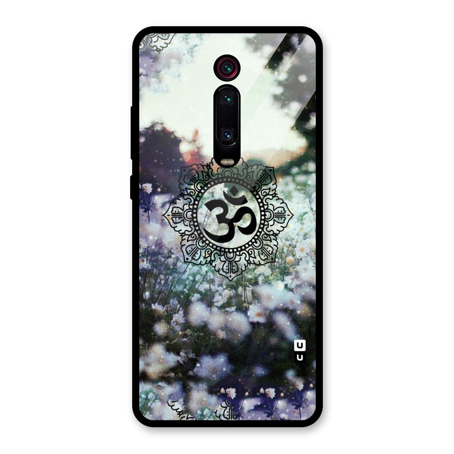 Floral Pray Glass Back Case for Redmi K20
