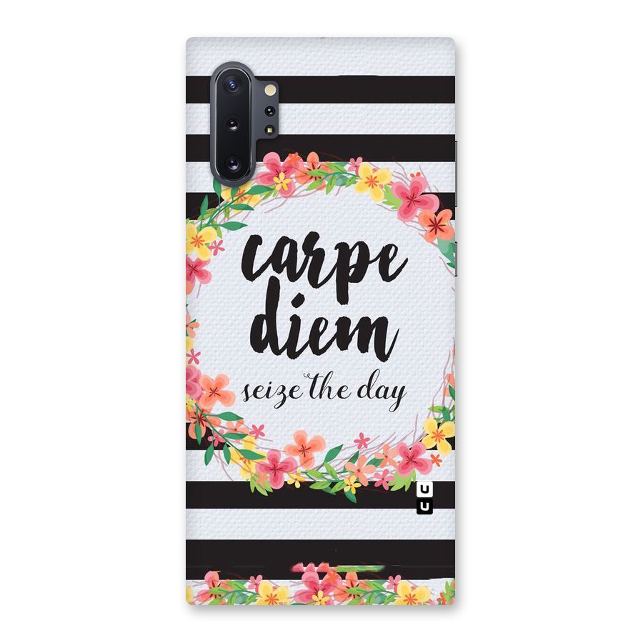 Floral Seize The Day Back Case for Galaxy Note 10 Plus