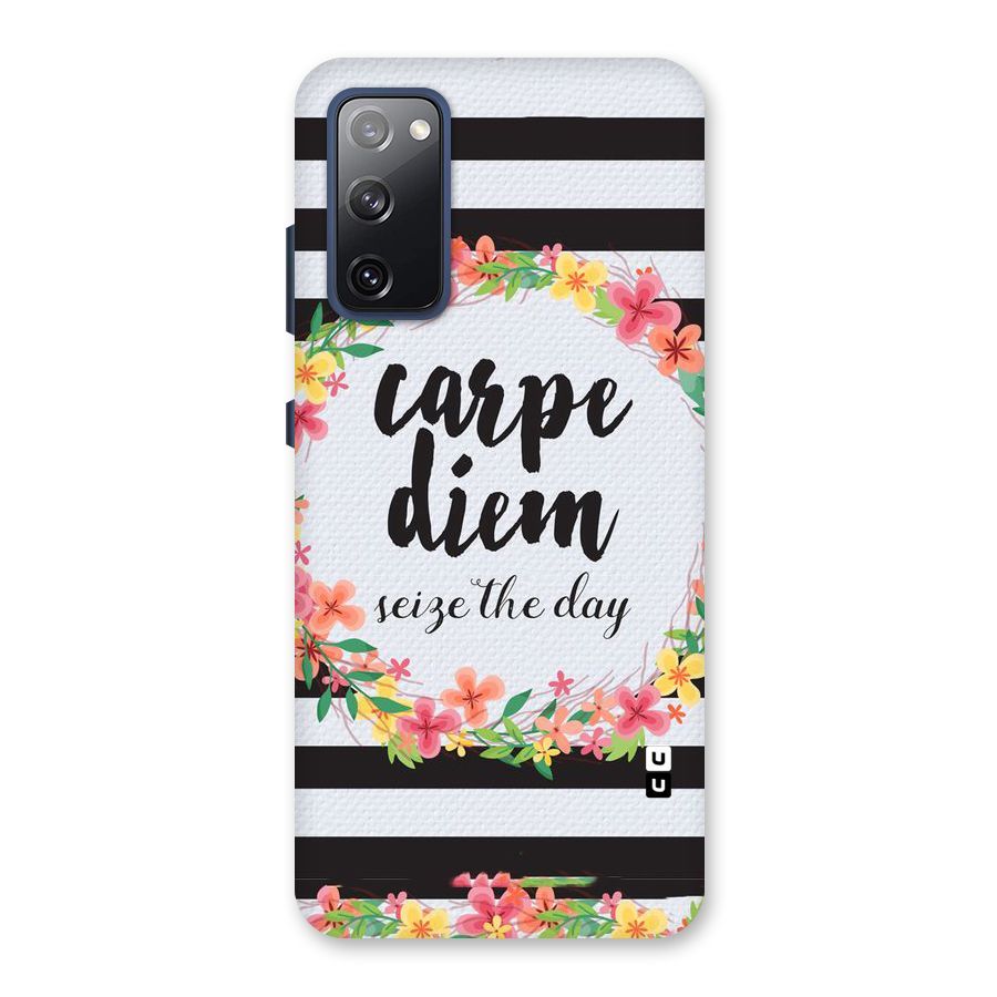 Floral Seize The Day Back Case for Galaxy S20 FE