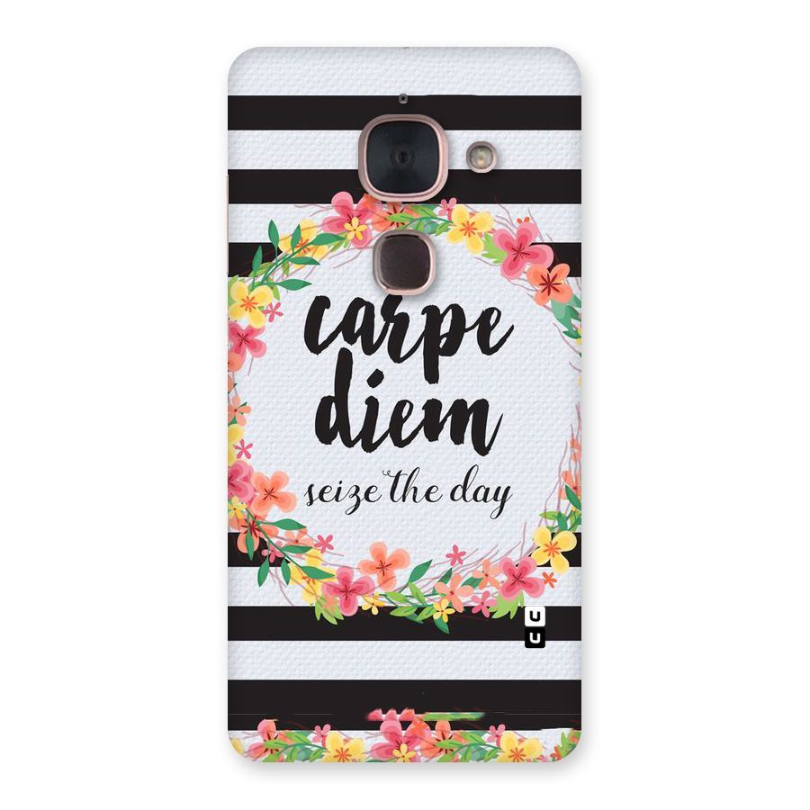 Floral Seize The Day Back Case for Le Max 2