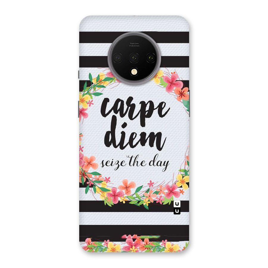 Floral Seize The Day Back Case for OnePlus 7T