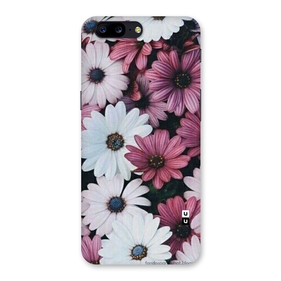 Floral Shades Pink Back Case for OnePlus 5