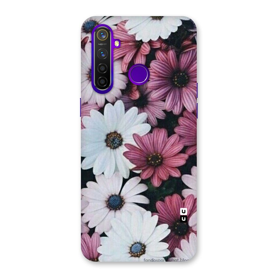 Floral Shades Pink Back Case for Realme 5 Pro