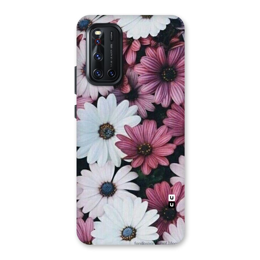 Floral Shades Pink Back Case for Vivo V19