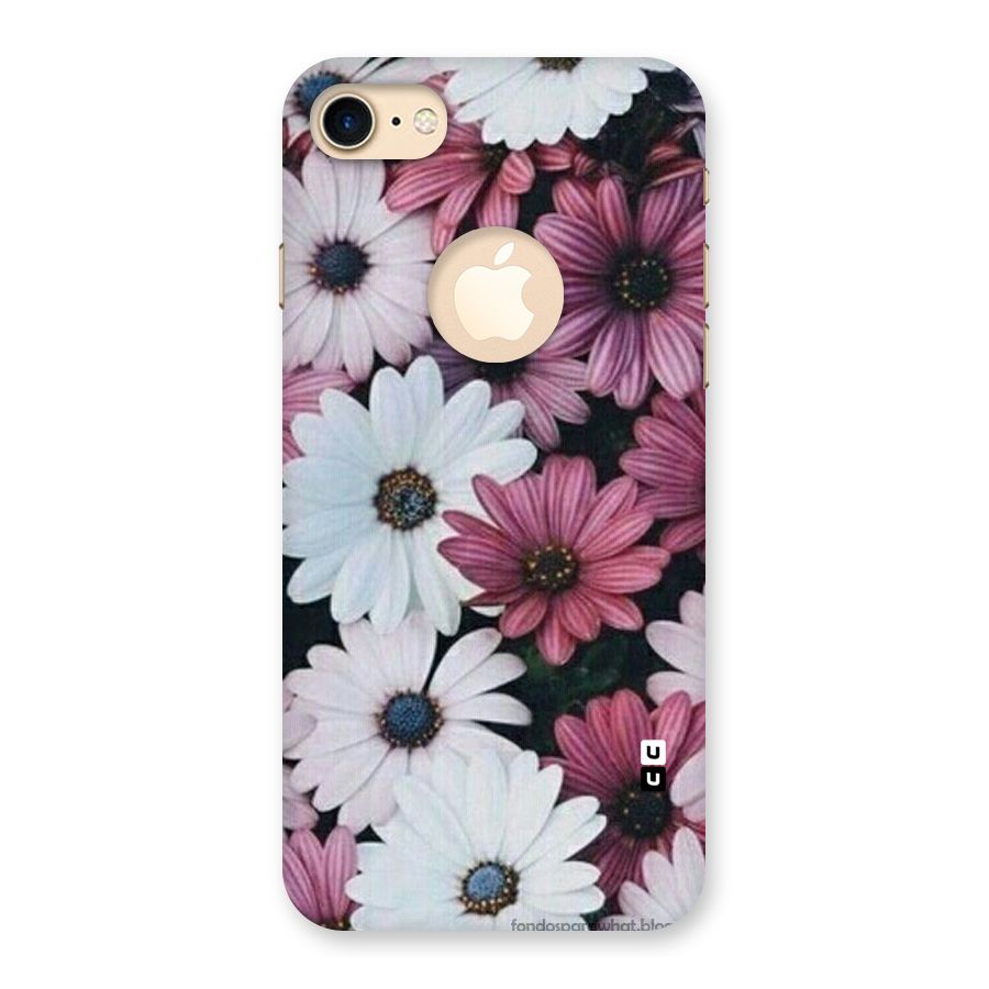 Floral Shades Pink Back Case for iPhone 7 Logo Cut
