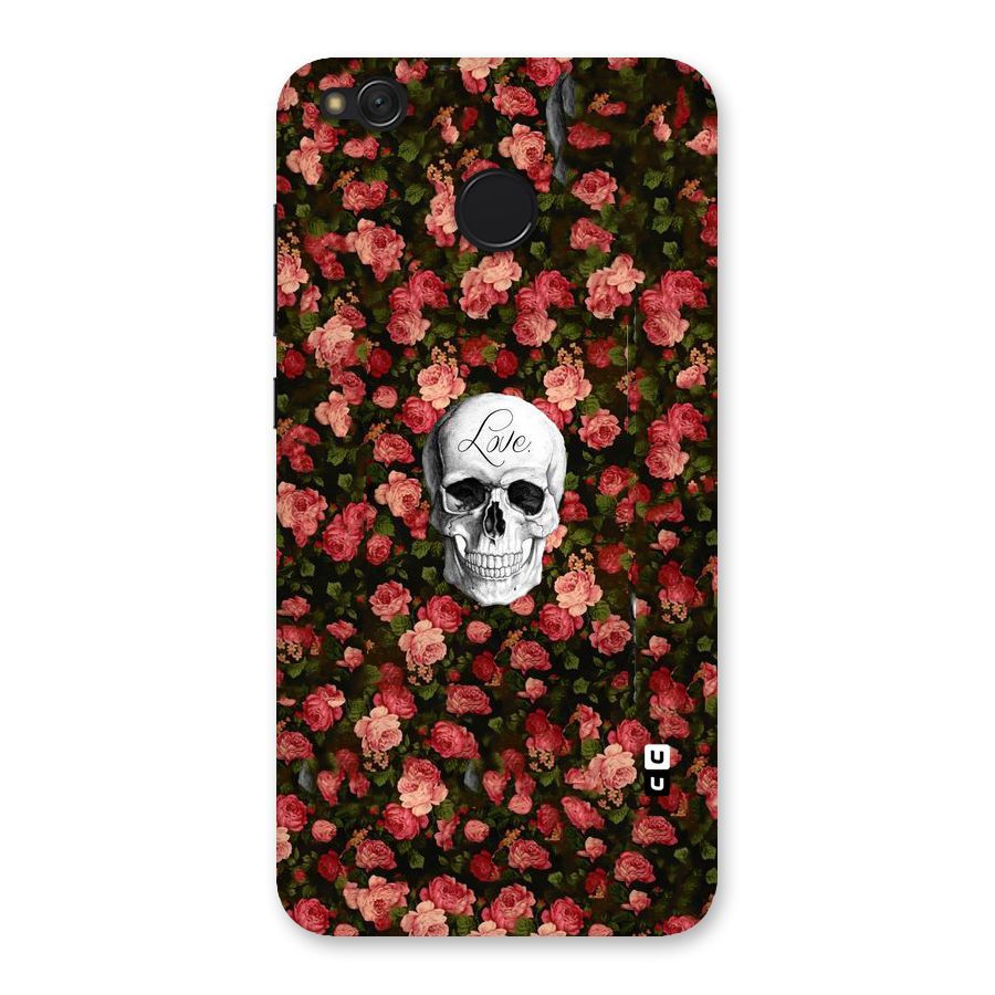 Floral Skull Love Back Case for Redmi 4