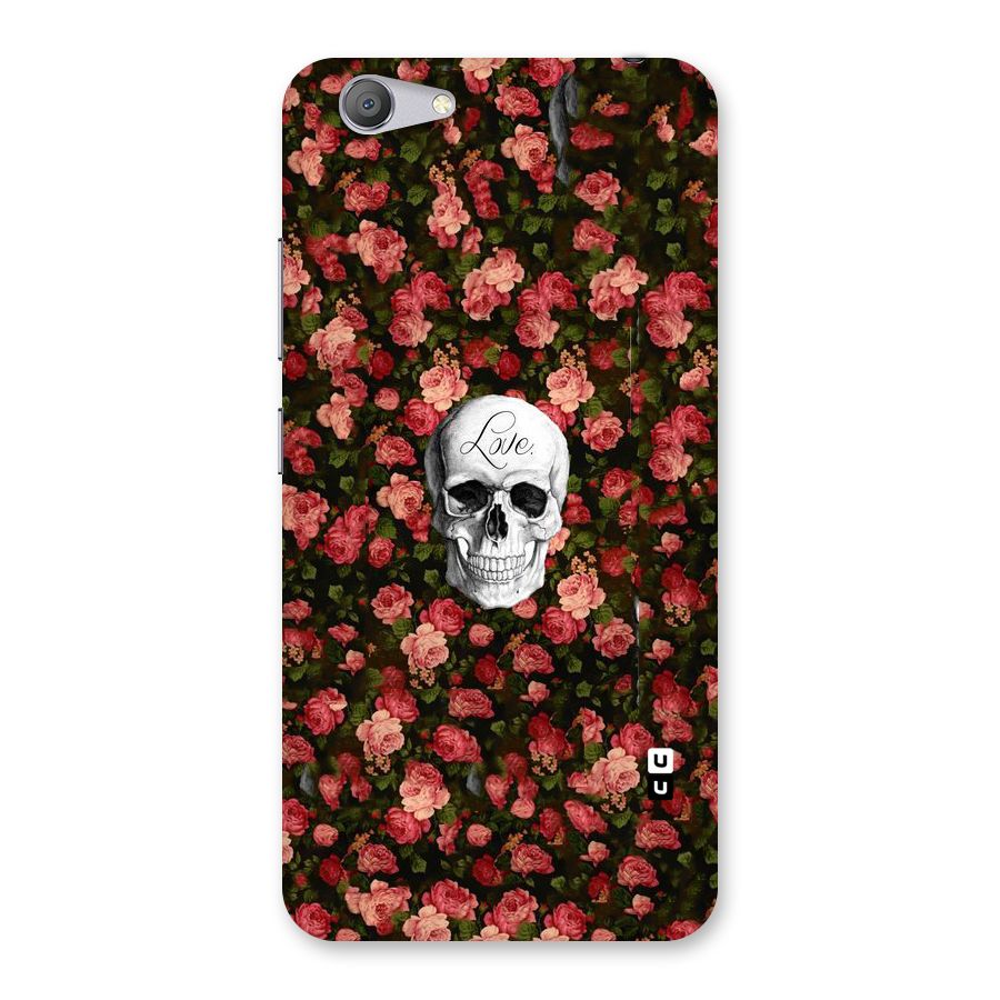Floral Skull Love Back Case for Vivo Y53